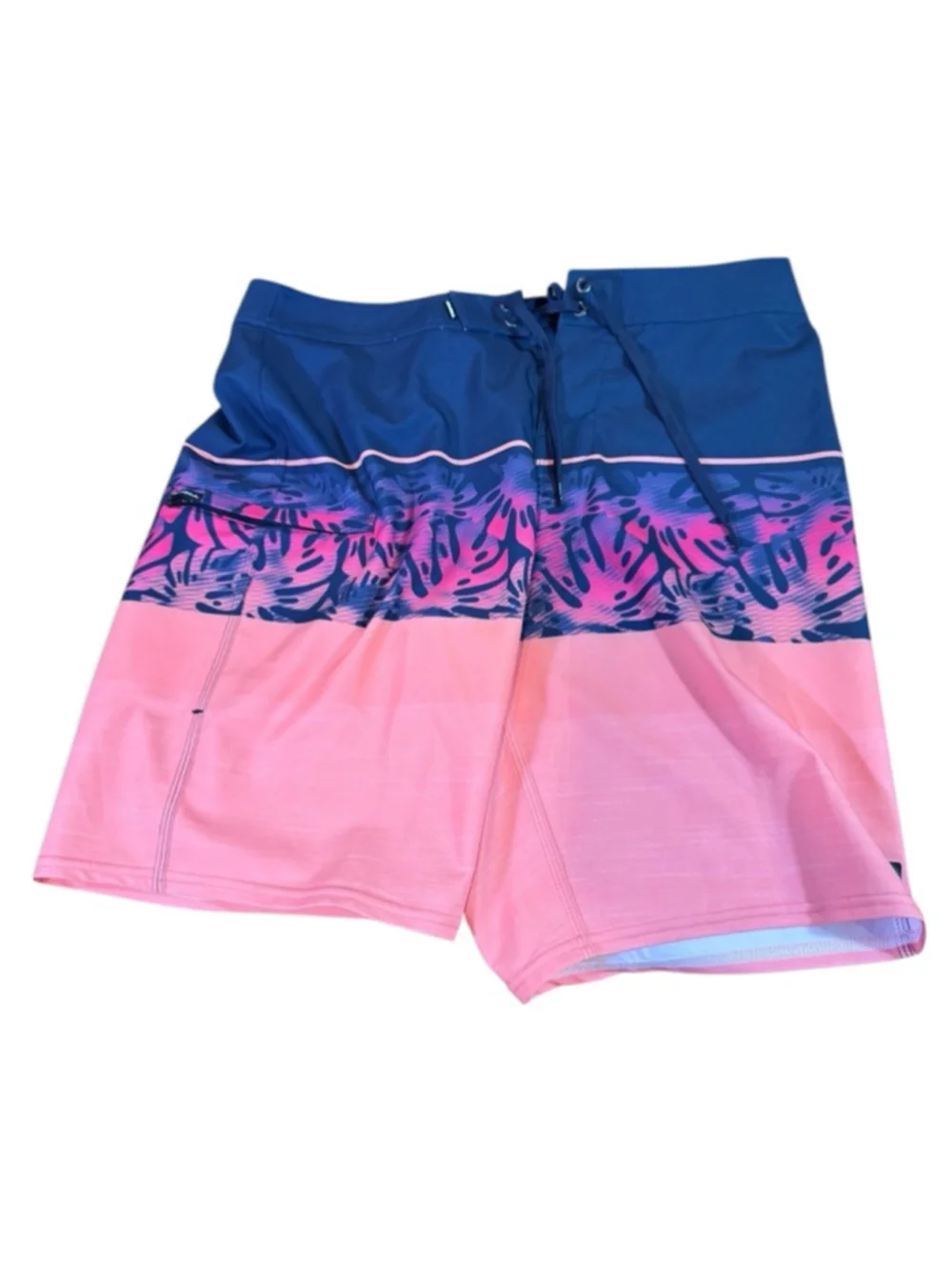 Men's O'Neill Board Shorts Size 32 Blue and Pink